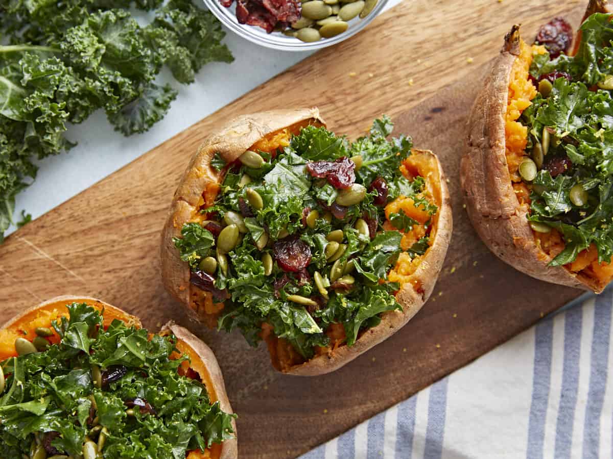 stuffed sweet potatoes
