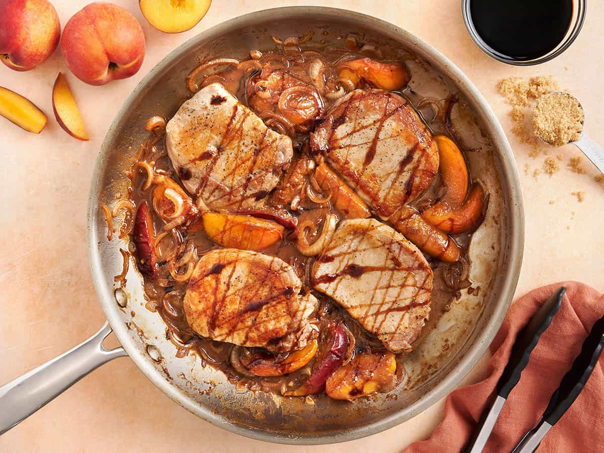summer peach pork