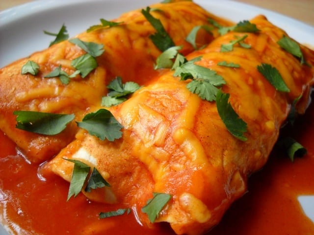 sweet potato enchiladas