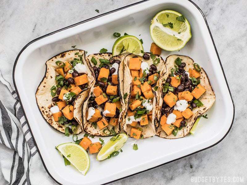 sweet potato tacos