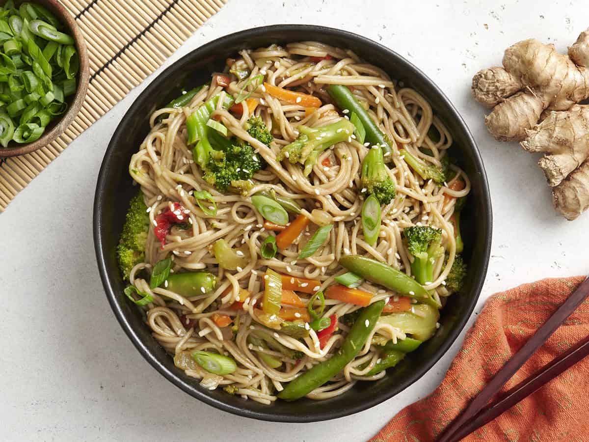 teriyaki noodle bowls