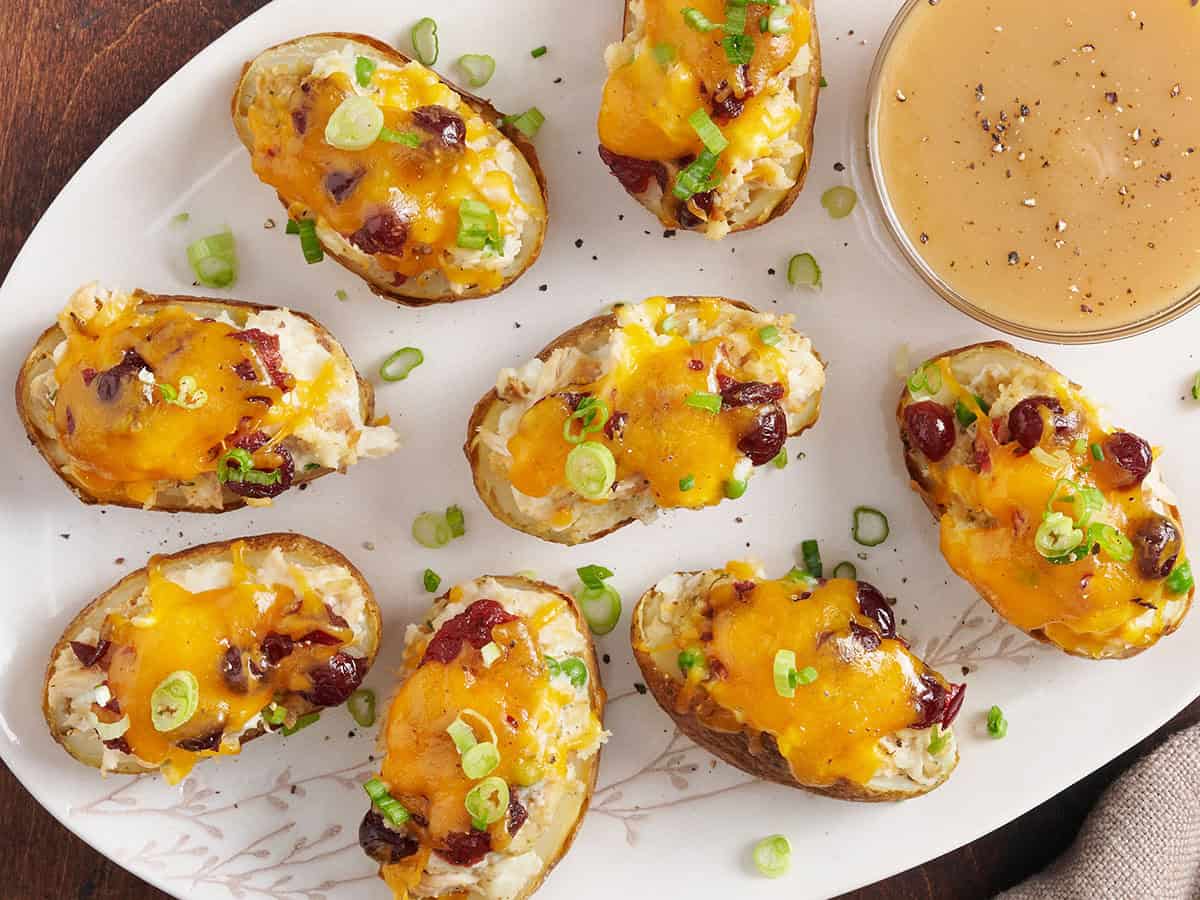 thanksgiving potato skins