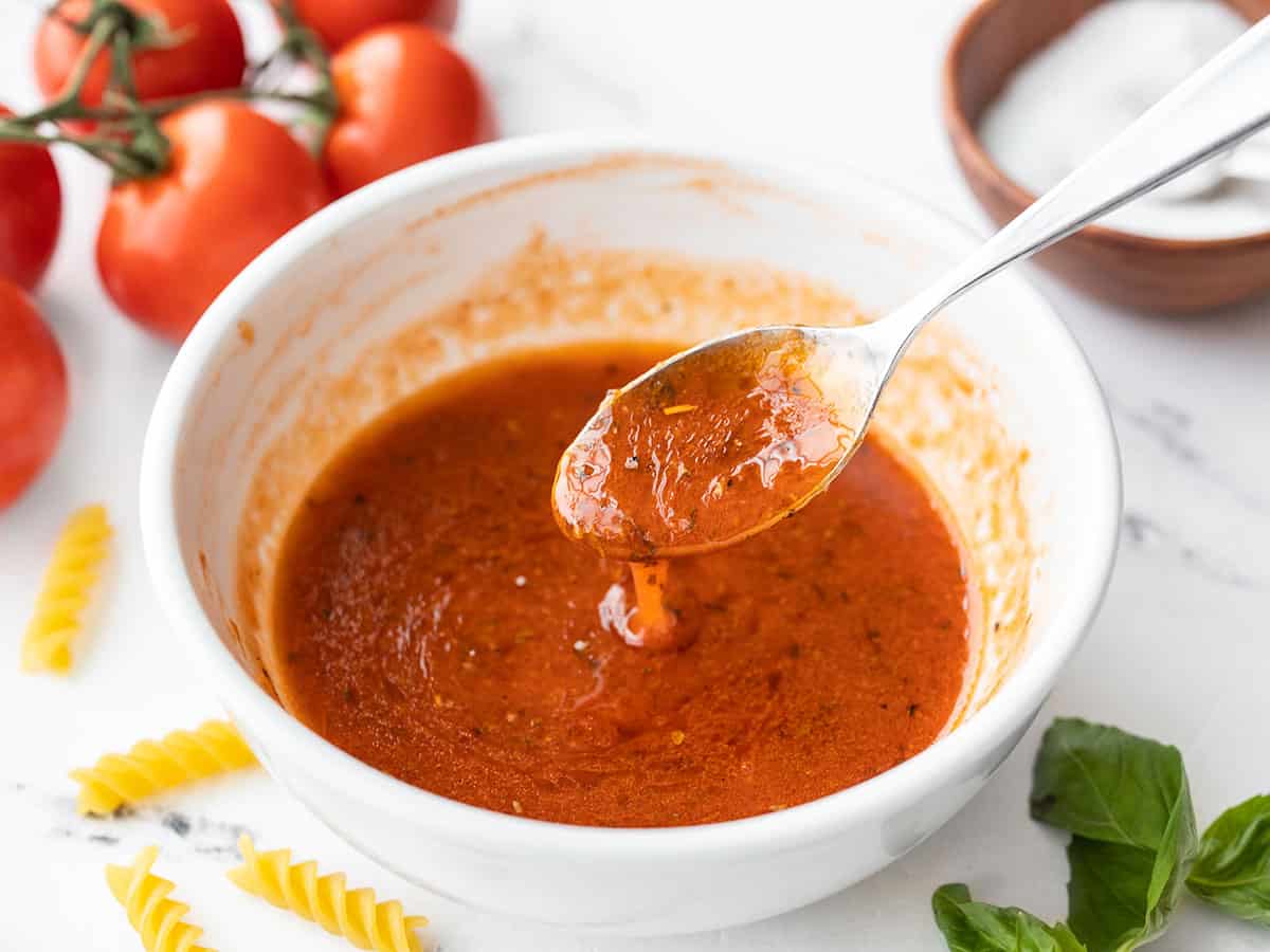 tomato basil vinaigrette