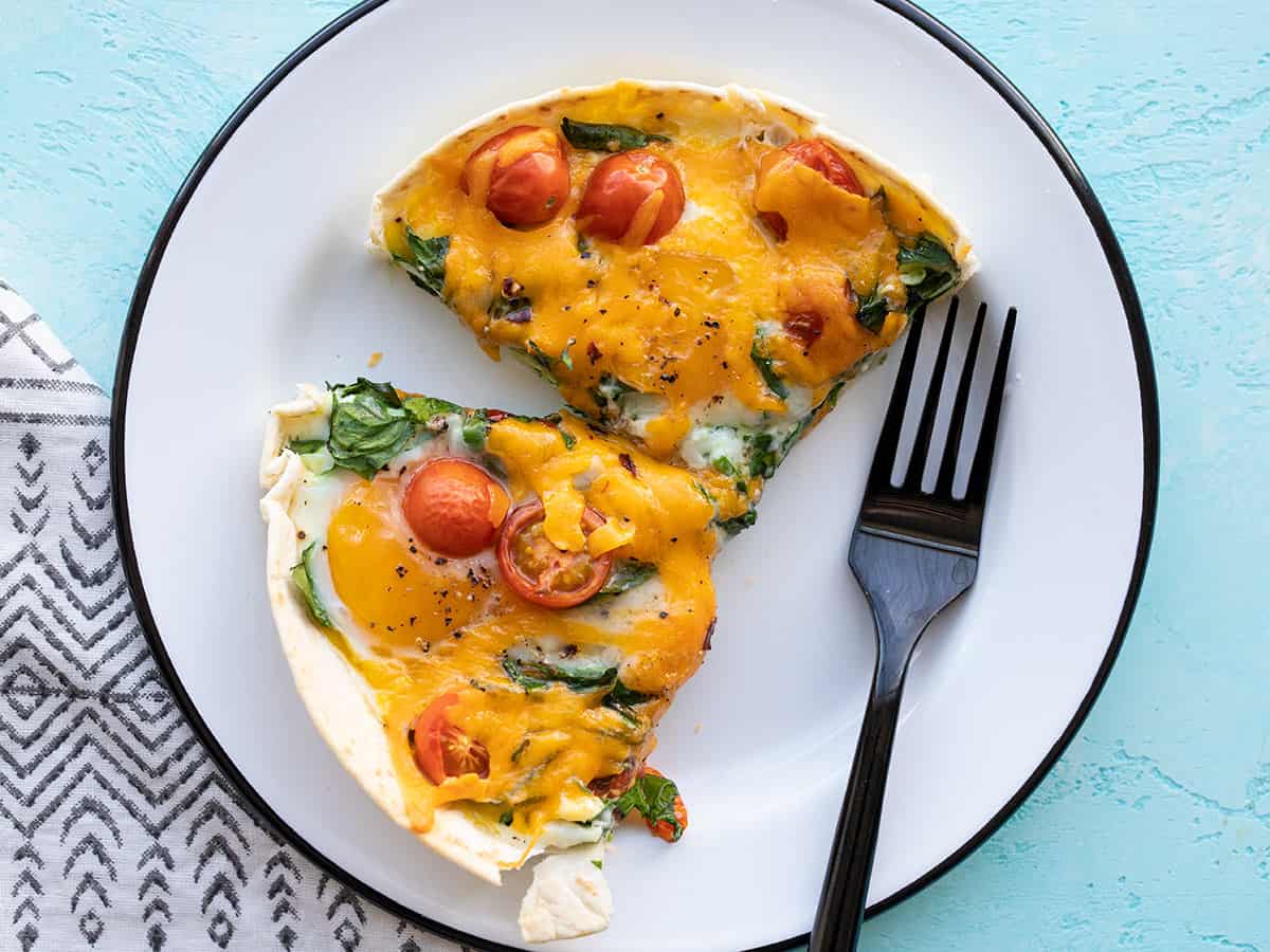 tortilla baked eggs