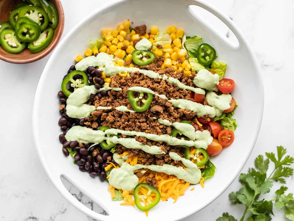 turkey taco salad
