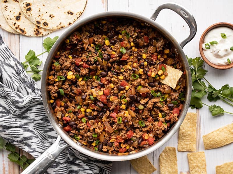 turkey taco skillet