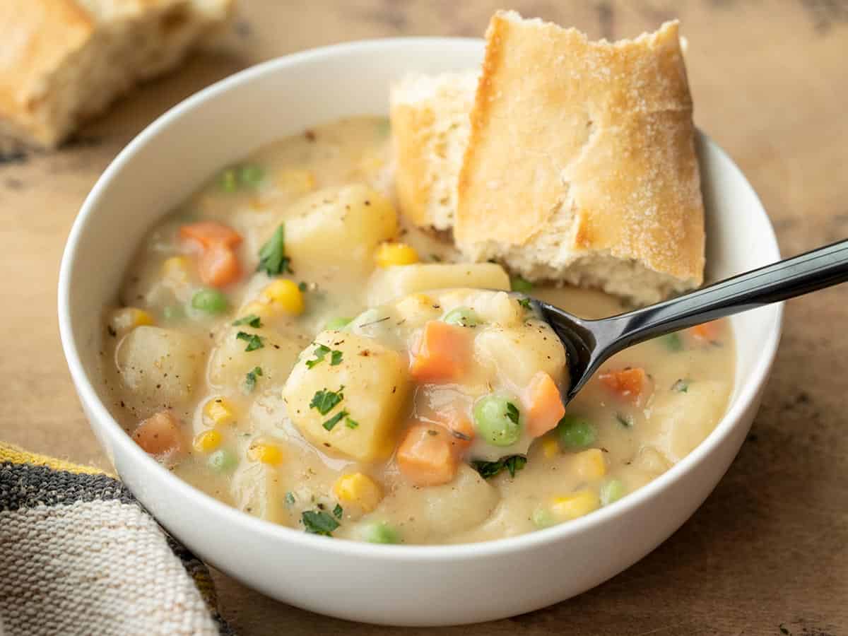 vegetables gravy