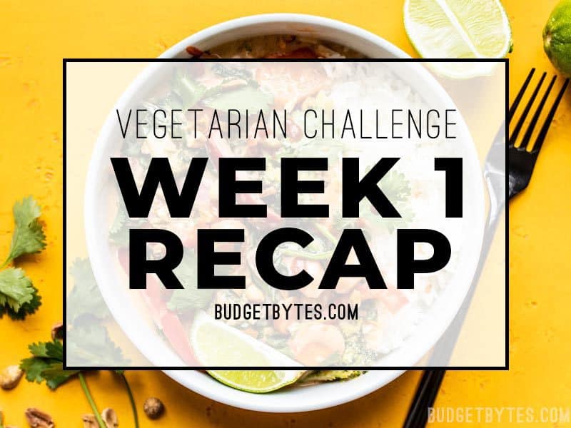 vegetarian challenge week