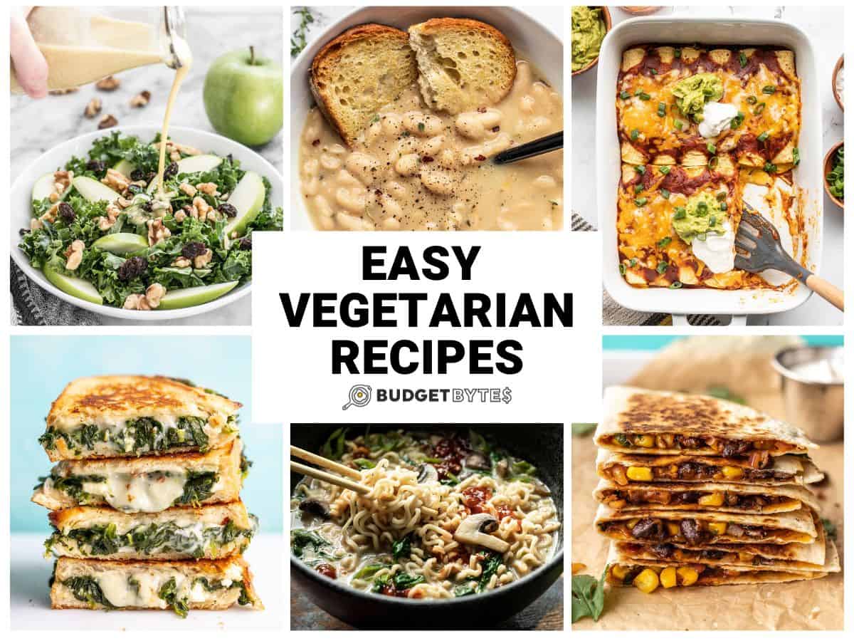 easy vegetarian recipes
