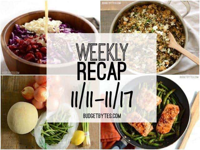 weekly recap 11111117