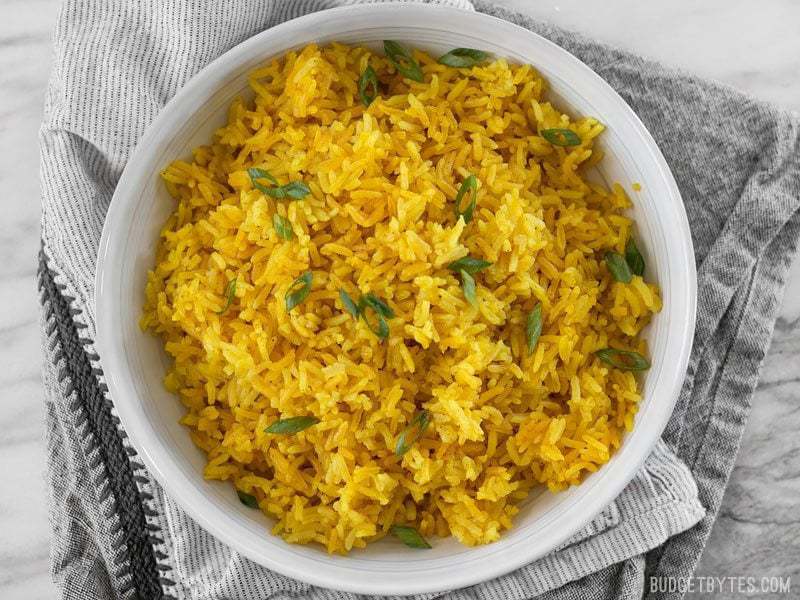 yellow jasmine rice