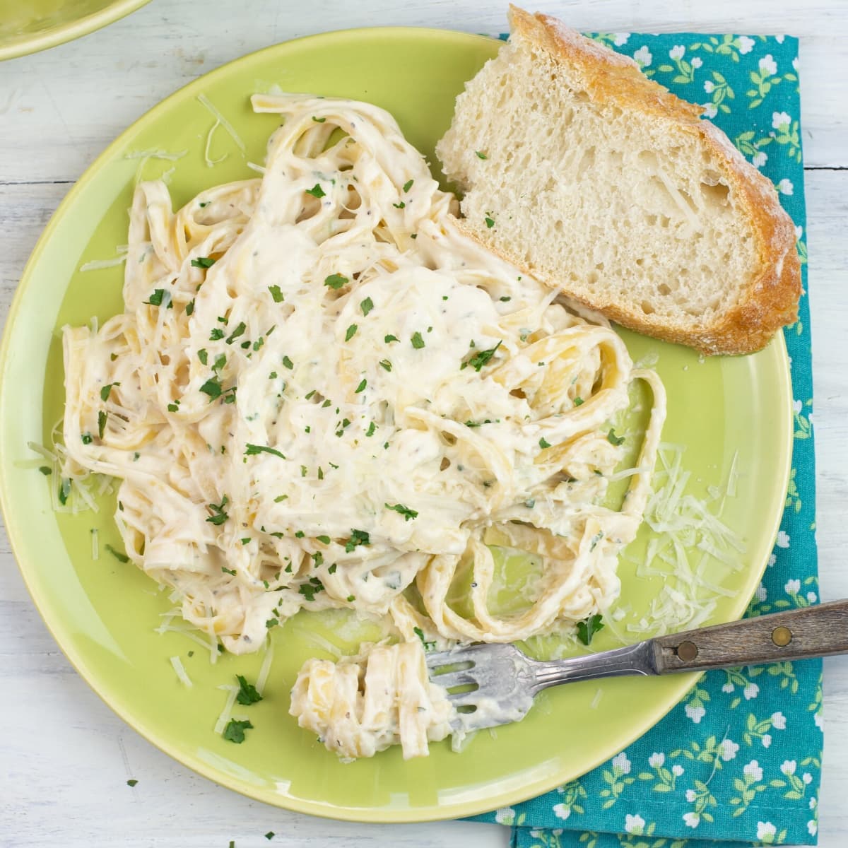 alfredo sauce half