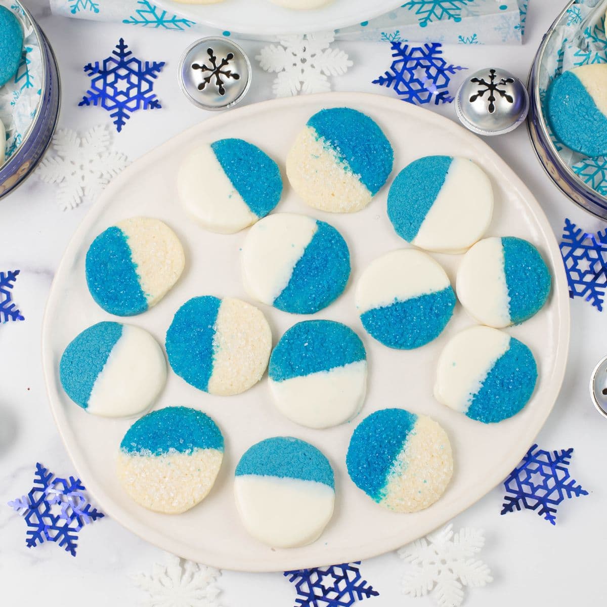 blue white christmas