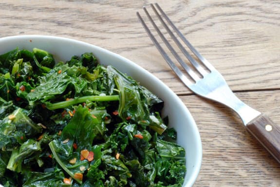 simple braised greens