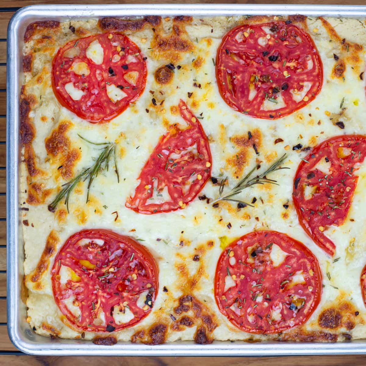 cheese tomato sourdough