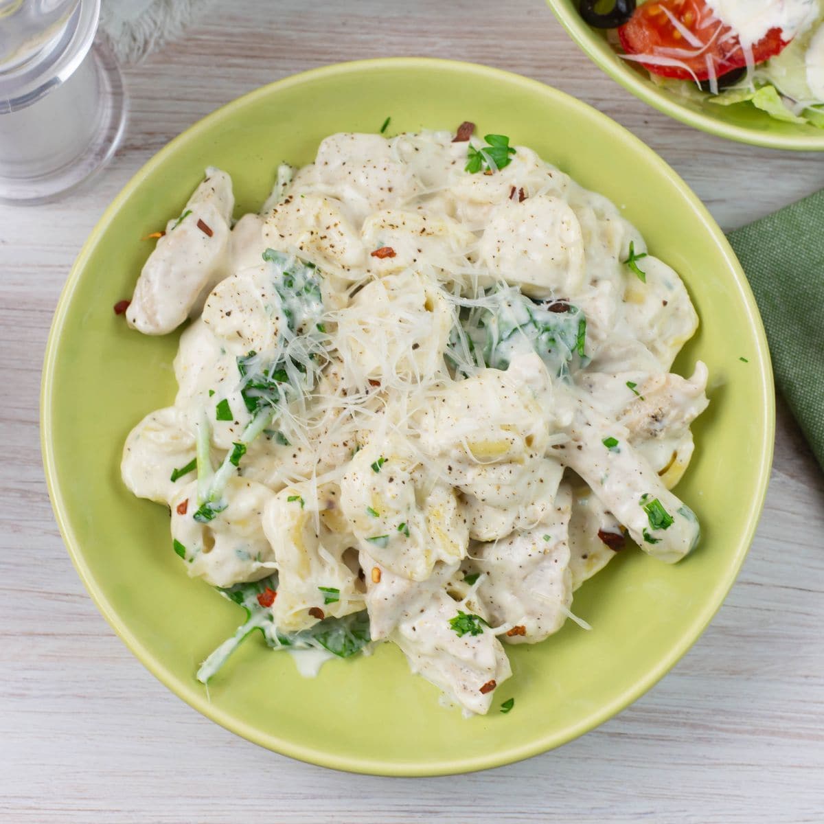 chicken tortellini alfredo