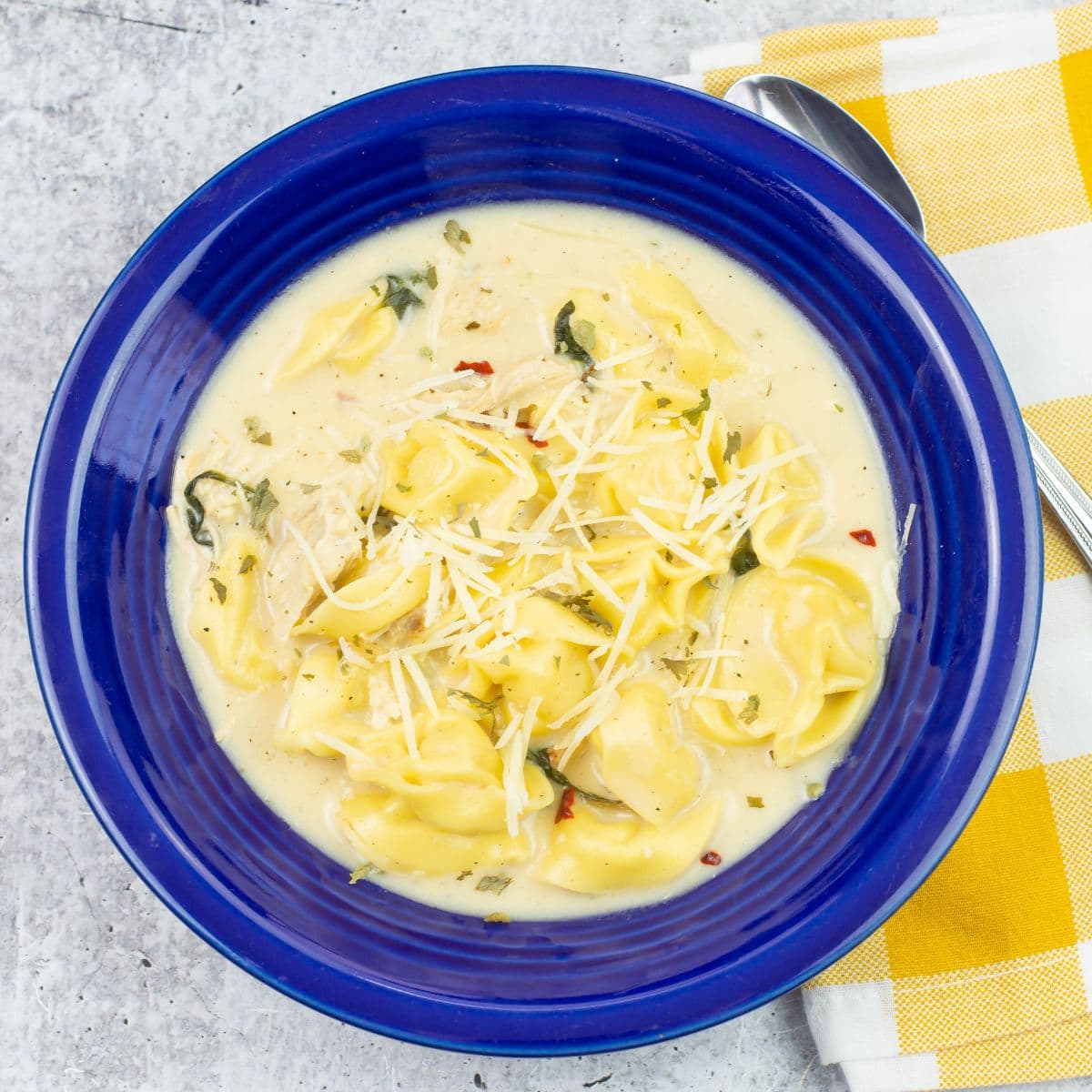 chicken tortellini alfredo