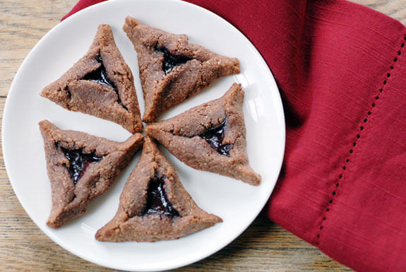 chocolate raspberry hamantaschen