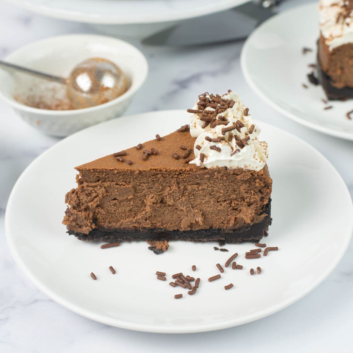 chocolate cheesecake filling