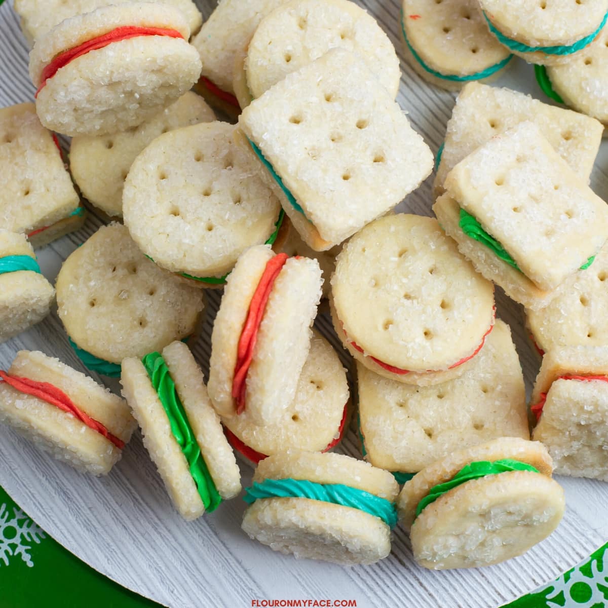 christmas sandwich cookies