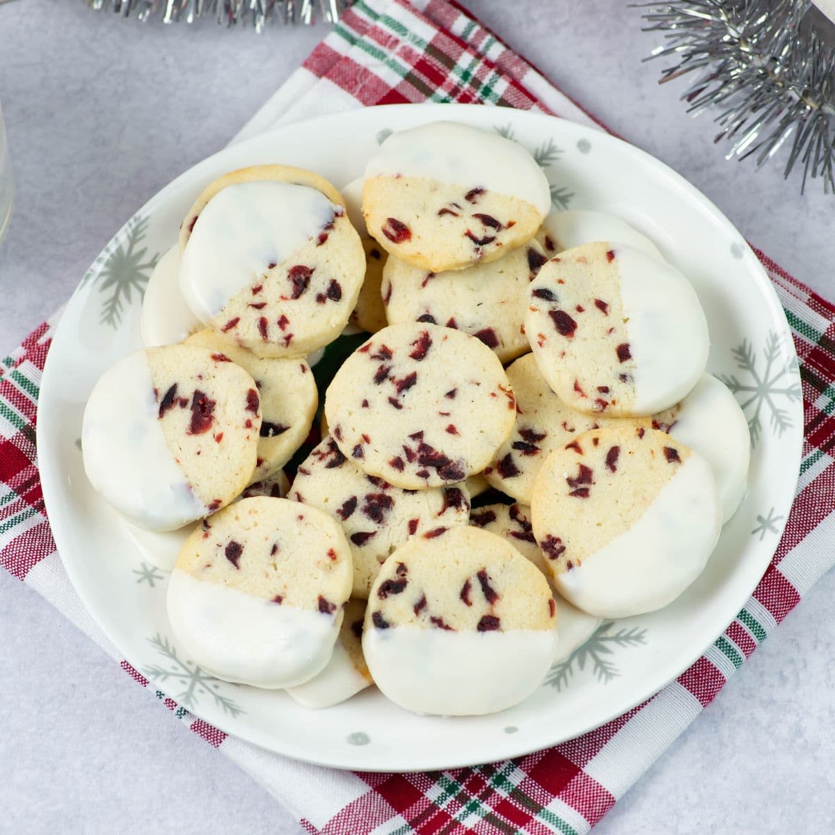 cranberry christmas cookies