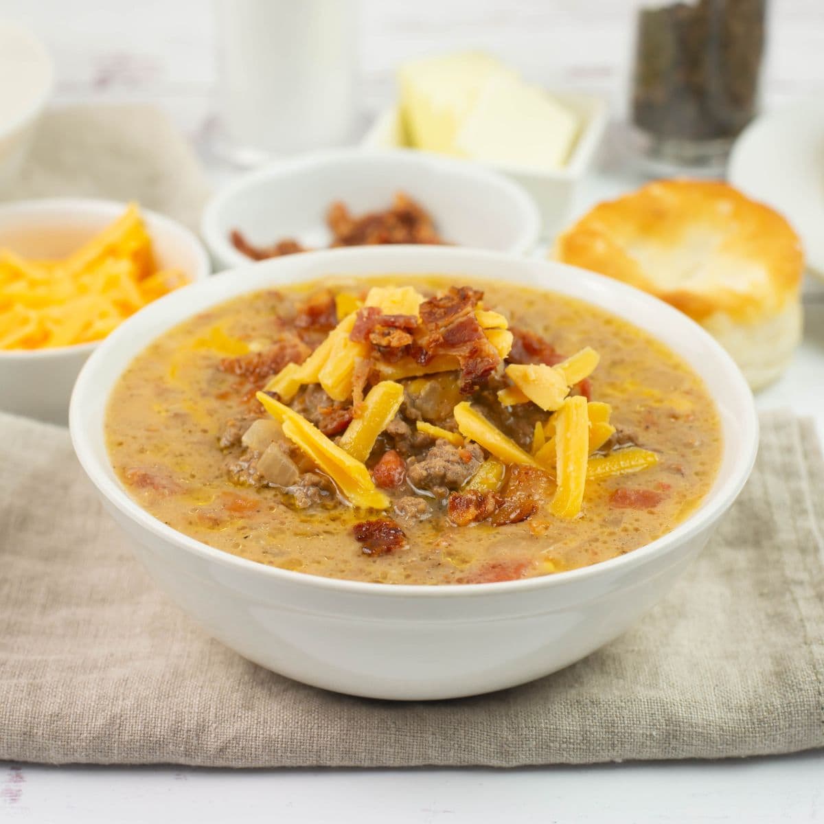 crock pot cheeseburger