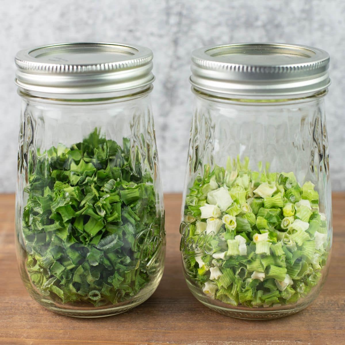 dehydrate green onions