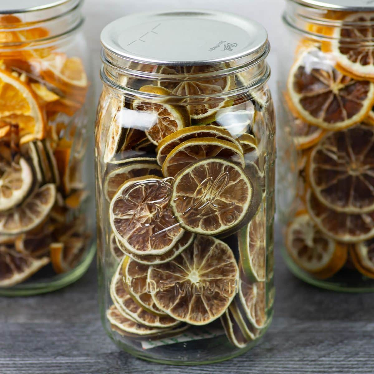 dehydrate lime slices
