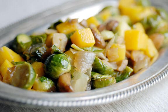 squash brussel sprouts