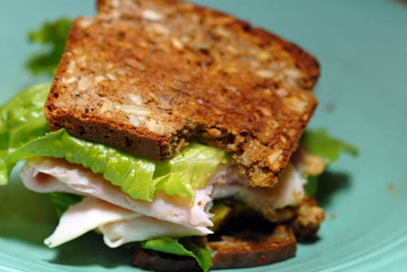 leftover turkey sandwich
