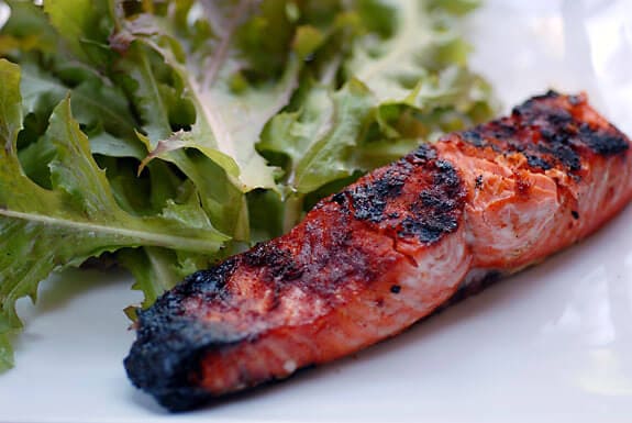 grilled salmon paprika