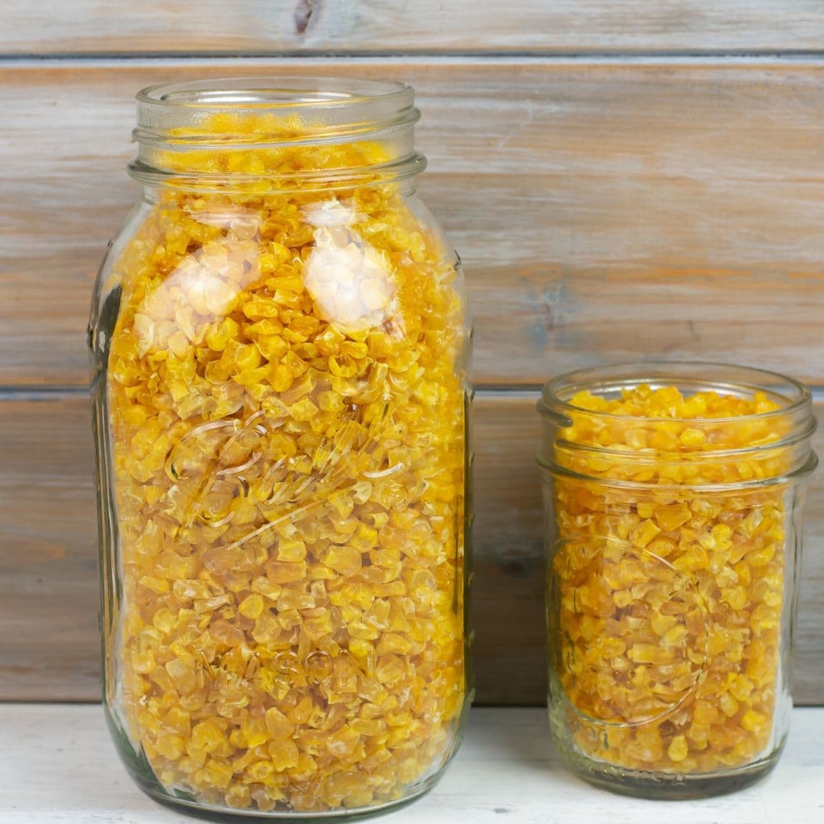 dehydrate frozen corn