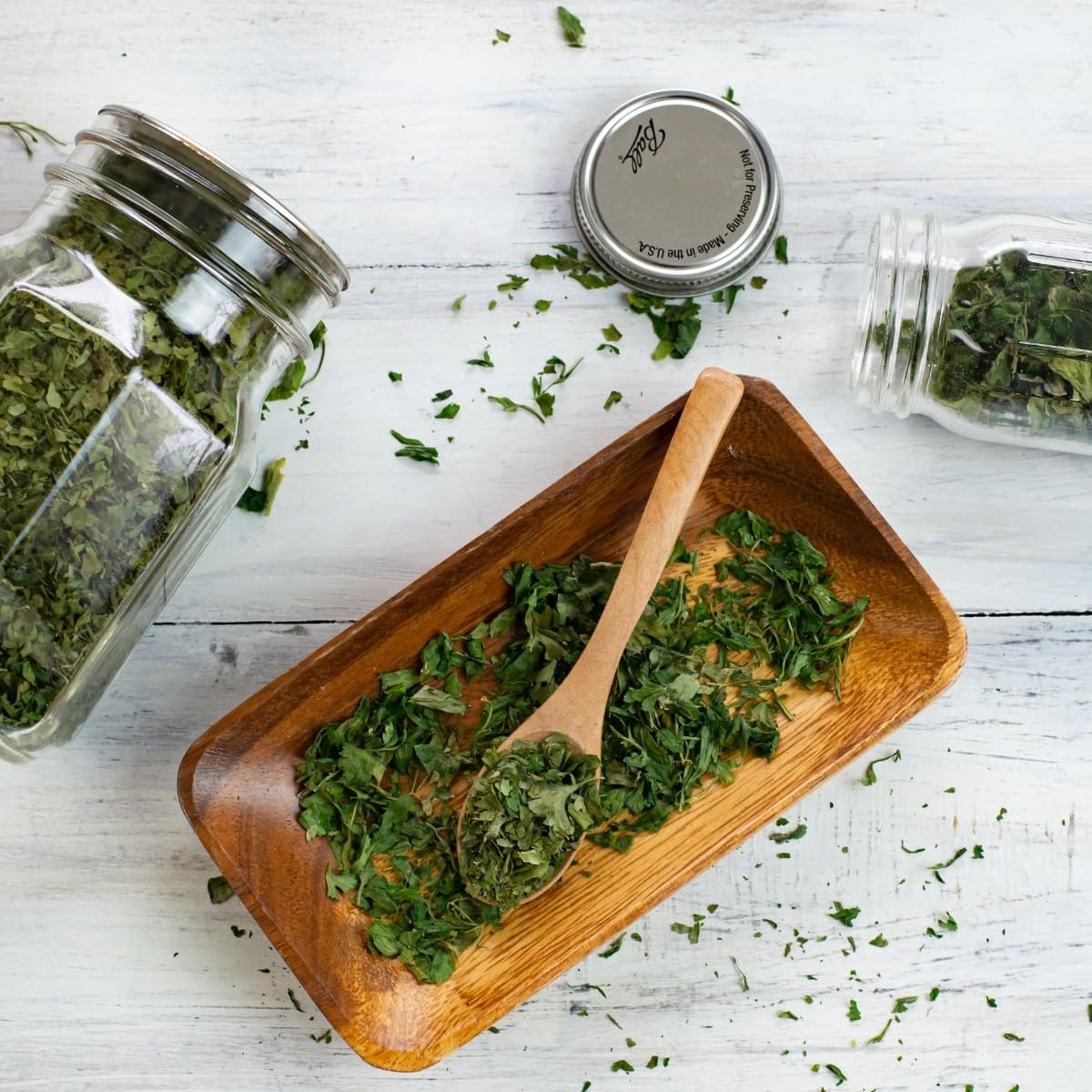 dehydrate parsley