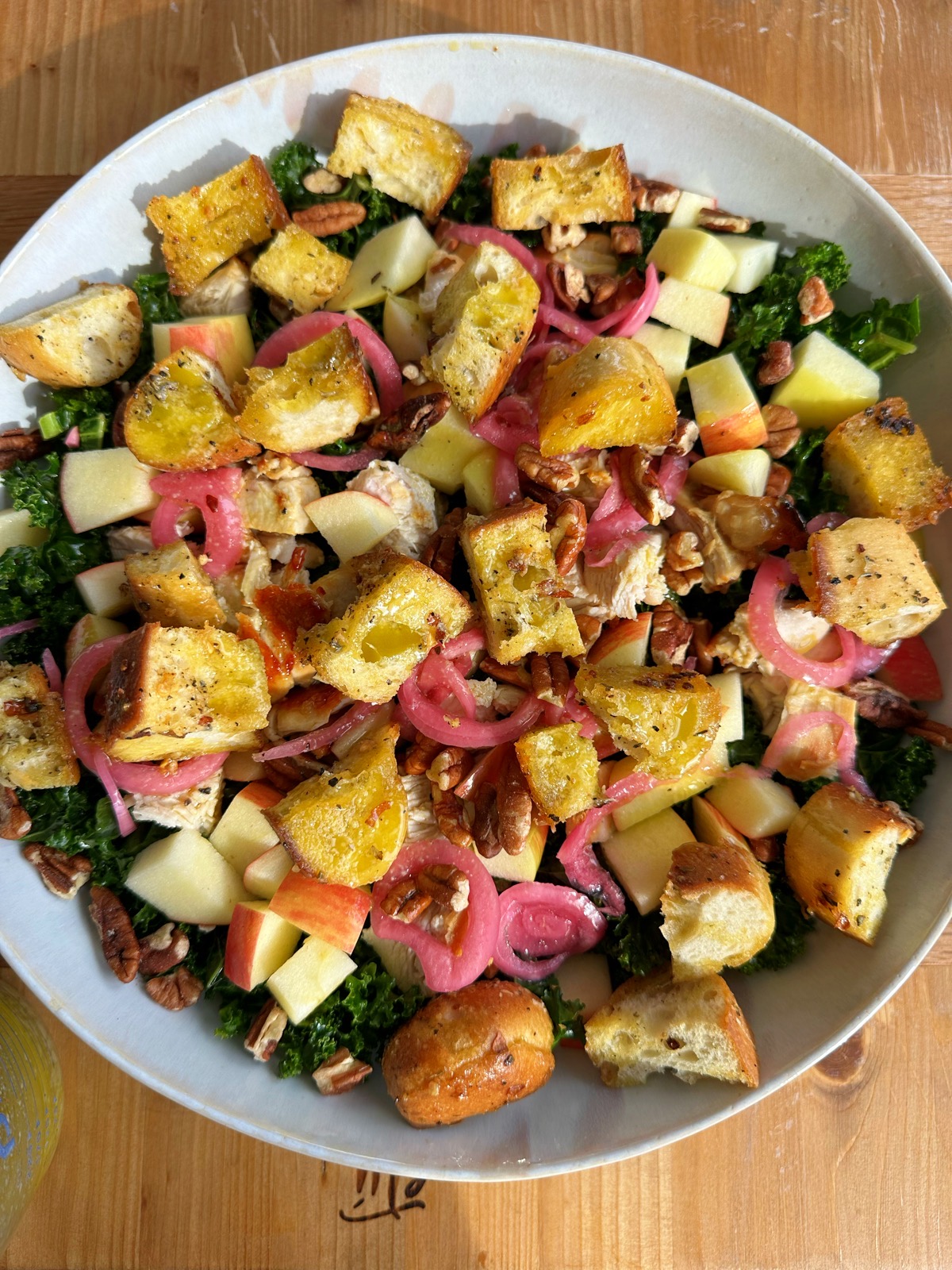 kale panzanella salad