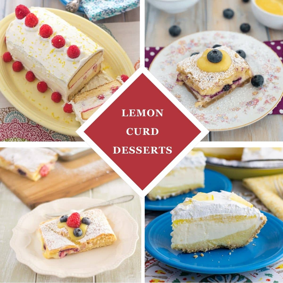 lemon curd desserts