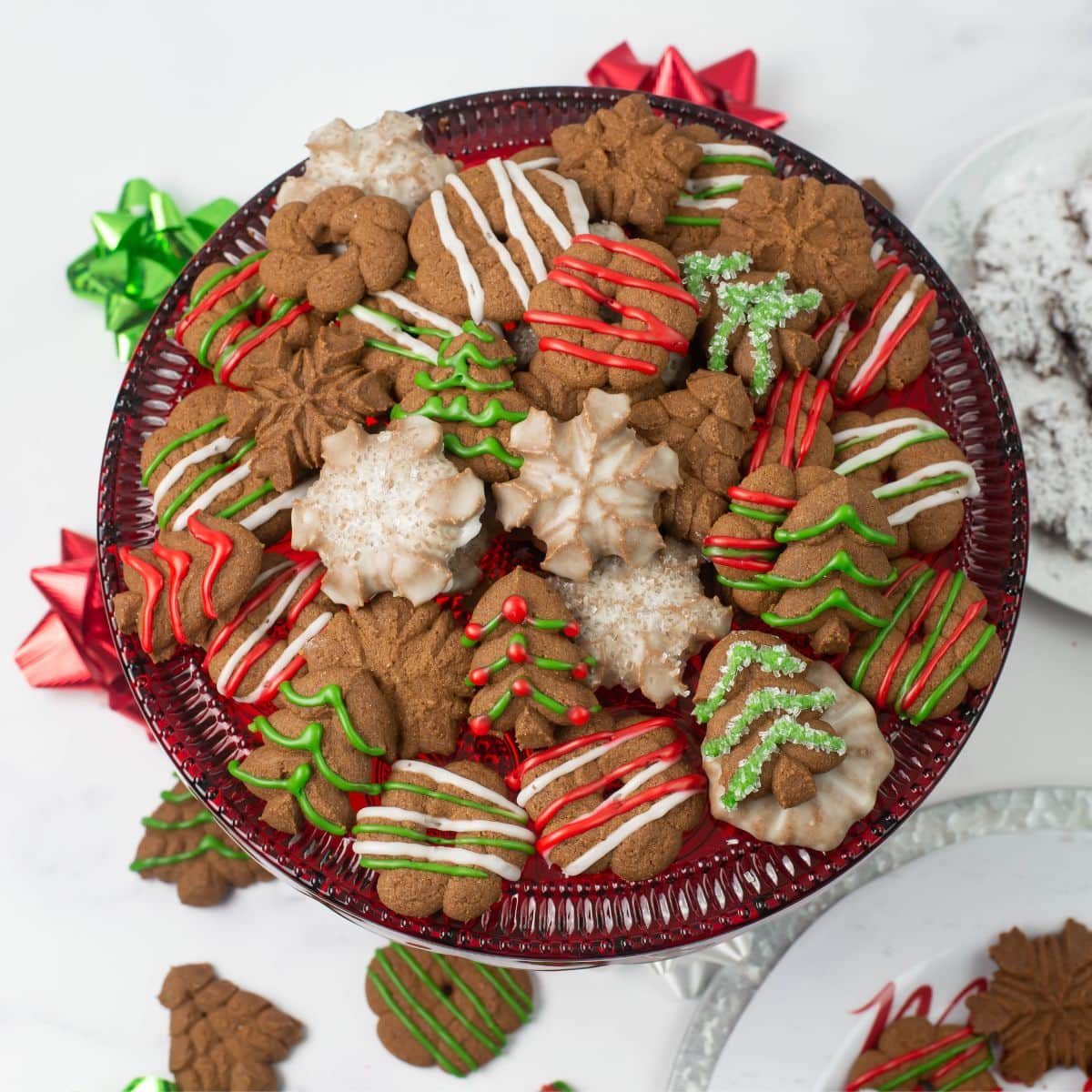 mocha spritz cookies
