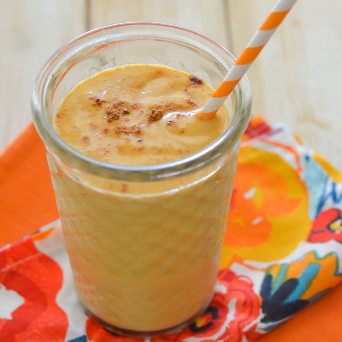 creamy pumpkin smoothie