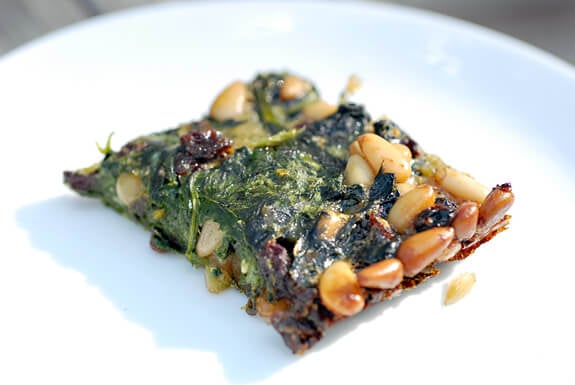 spinach cake