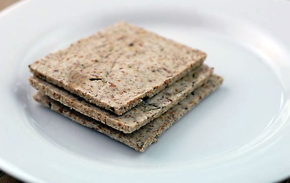 almond pulp crackers